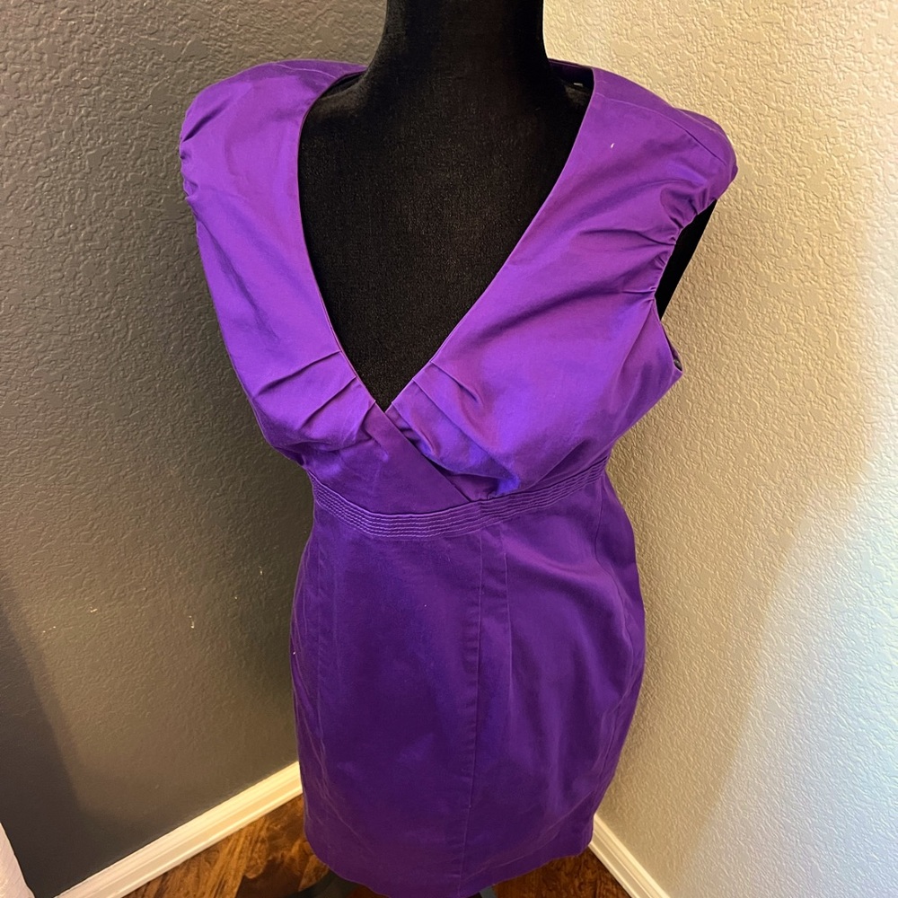 Purple Pencil dress made by Calvin Klein